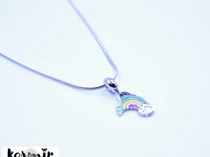 Ατσάλινο κολιέ Rainbow